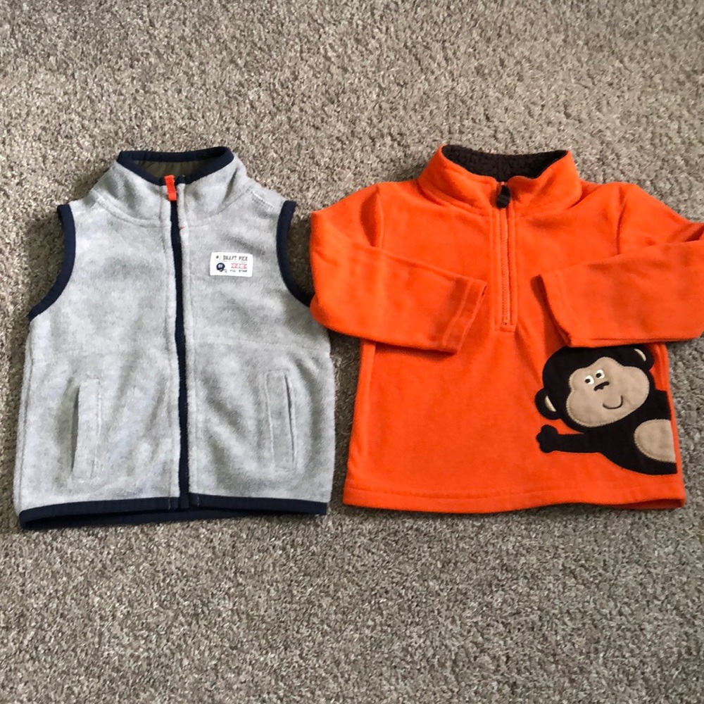 🌻FOR BUNDLES ONLY🌻 Carters fleece sweater and vest